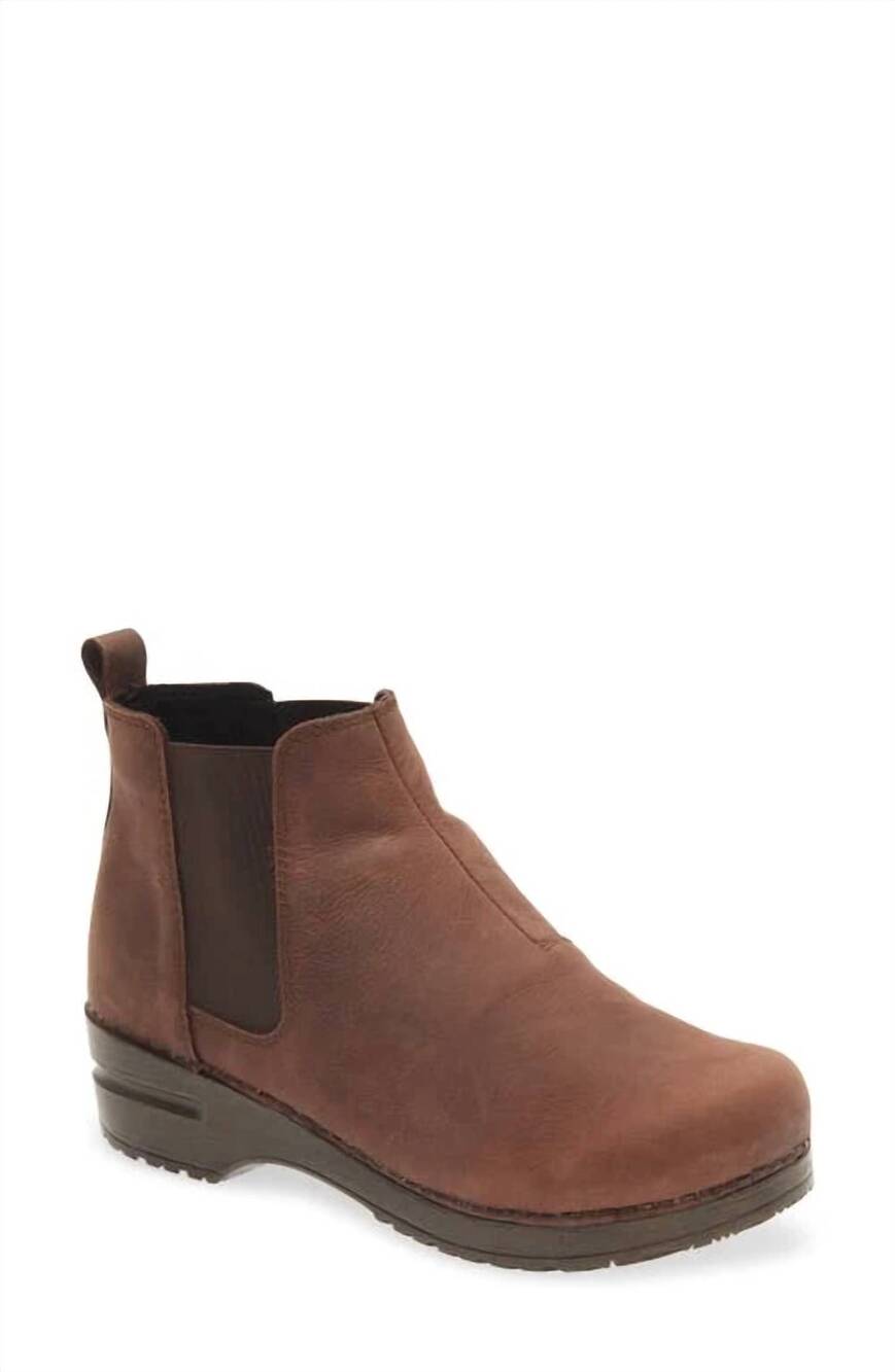 NEW SANITA women's hudson chelsea boot in antique brown